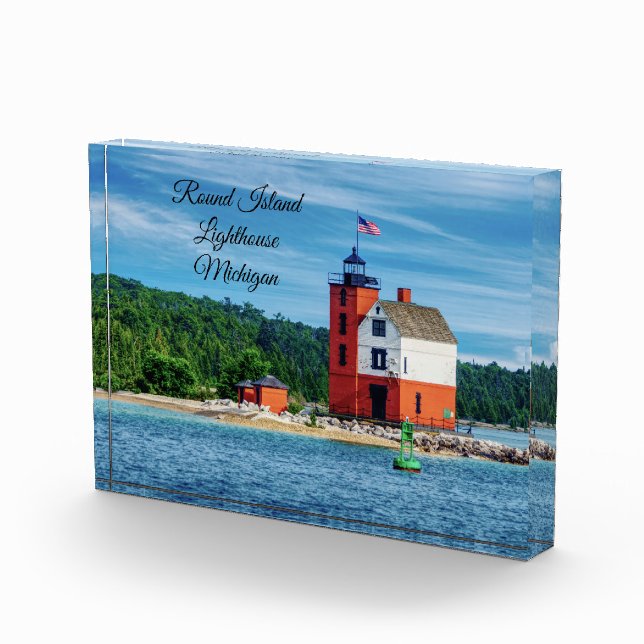 Round Island Lighthouse Photo Block (Right)