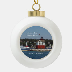 Round Island Passage Lights ornament