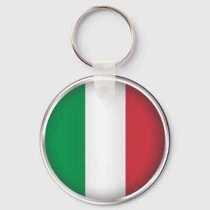 Round Italy Key Ring