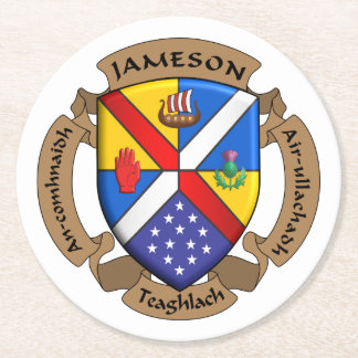 Round JamFam Coster- 4 Round Paper Coaster