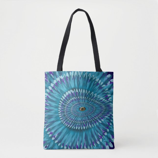 Round Jurassic EYE SEE YOU doodle  Tote Bag (Front)