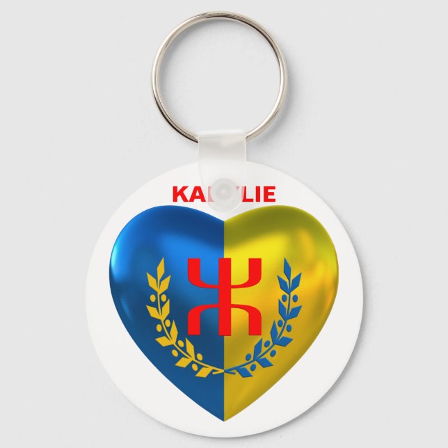 Round Keyring, KABYLIE 2972 Key Ring (Front)