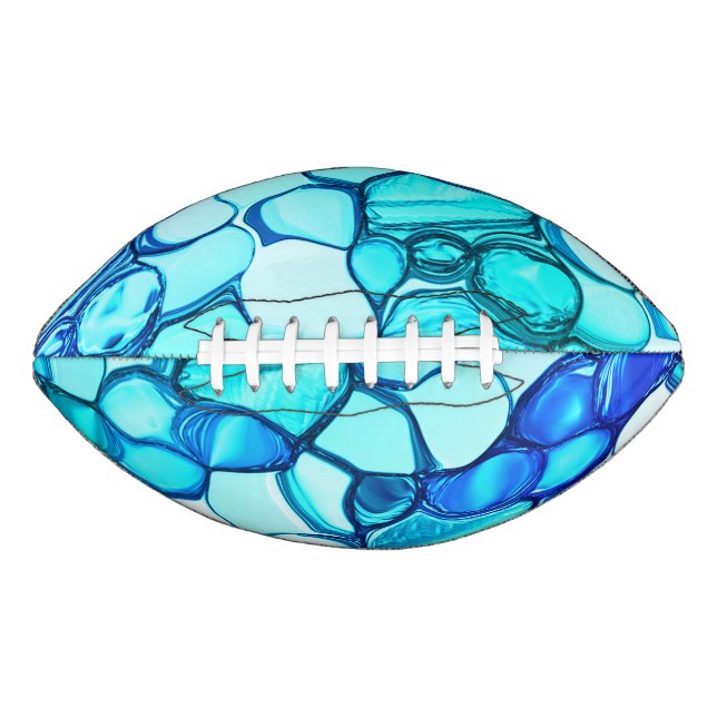 Round like stones in tones similar to aquamarine football (Front)