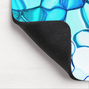Round like stones in tones similar to aquamarine mouse pad