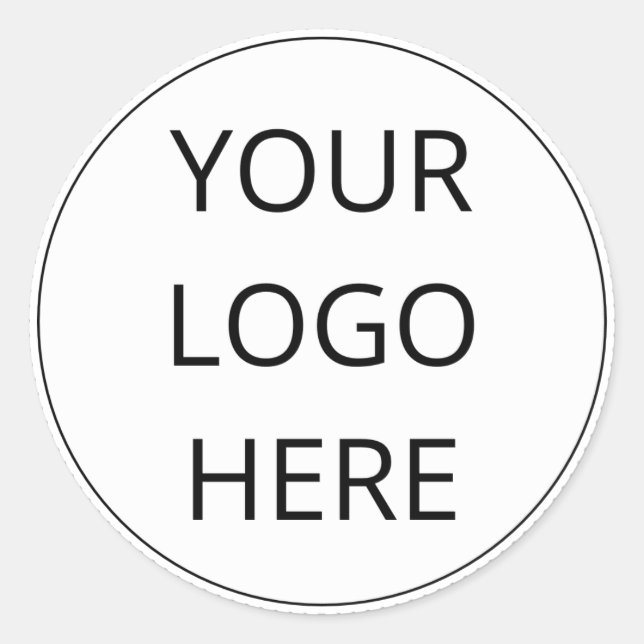 Round Logo Sticker (Front)