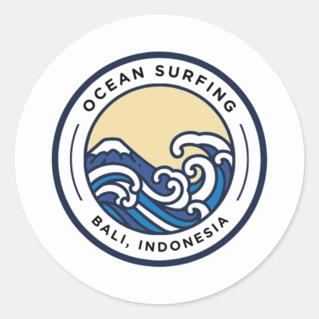 Round Logo Sticker (Front)