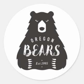 Round Logo Sticker, Glossy, Small, 1½ inch Classic Round Sticker