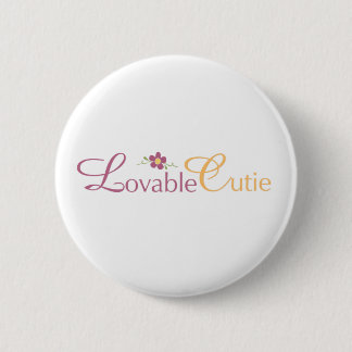 Round Loveable cutie Button