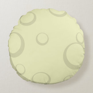 ROUND LUNAR FULL MOON THROW PILLOW