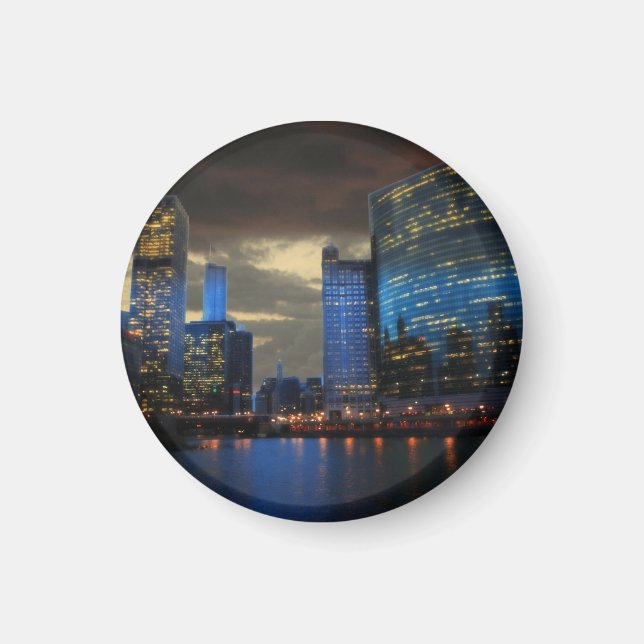 Round Magnet Chicago (Front)