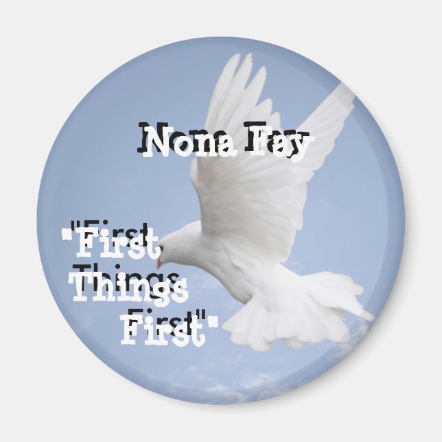 Round Magnet - Customised (Front)