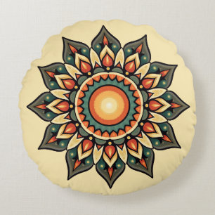 Round Mandala Cushion