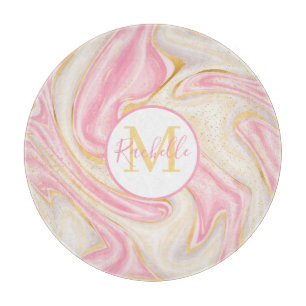 Round Marble Cutting Board