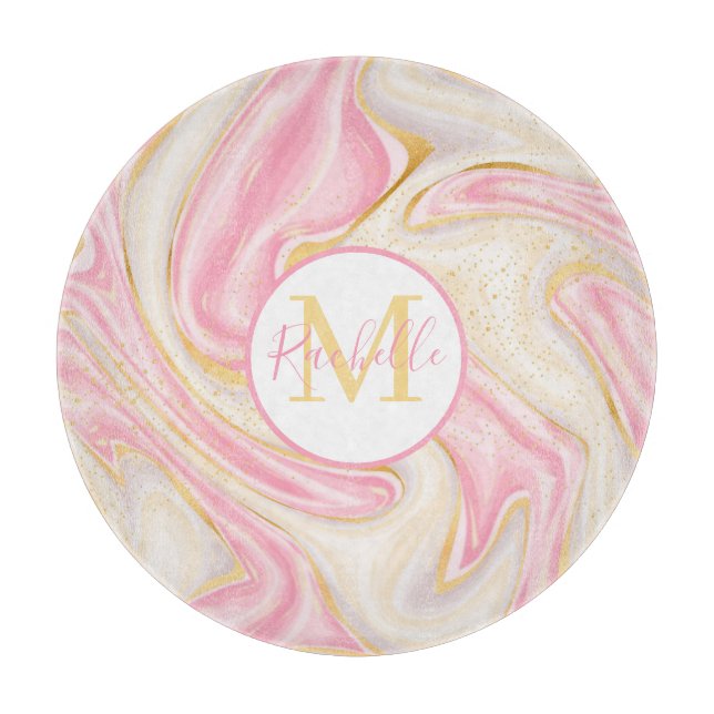 Round Marble Cutting Board (Front)