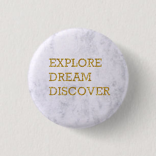 Round Marble Quote Badge