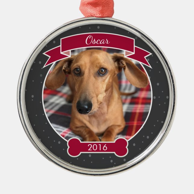 Round Metal Ornament (Front)