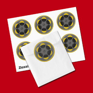 Round Movie Reel Classic Round Sticker