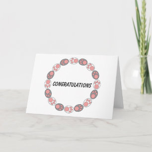 Round of a Paws Card