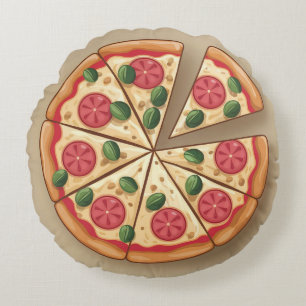 Round Pepperoni Pizza Pillow With Microwave Recipe