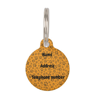 Round Pet Tag