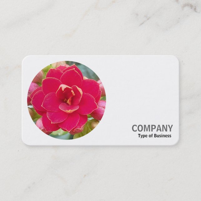 Round Photo - Kalanchoe Business Card (Front)