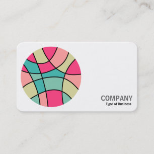 Round Photo - Round Colour Abstract 160422(06) Business Card