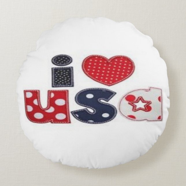 Round Pillow. Cushion (Front)