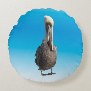 Round Pillow - Pelican
