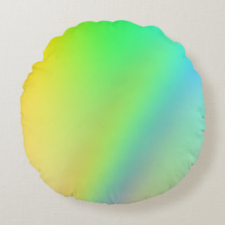 Round Pillow - Rainbow design 