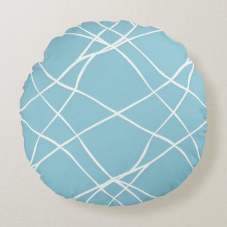 Round Pillow with irregular split pattern