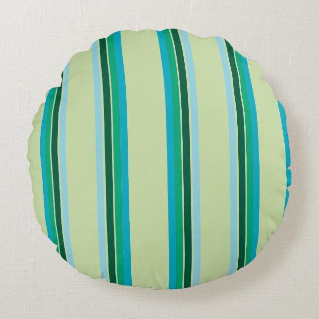 Round Pillow with stripes (Front)