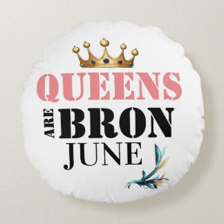 Round Pillows and Fleece Blankets - Queen's R Bron