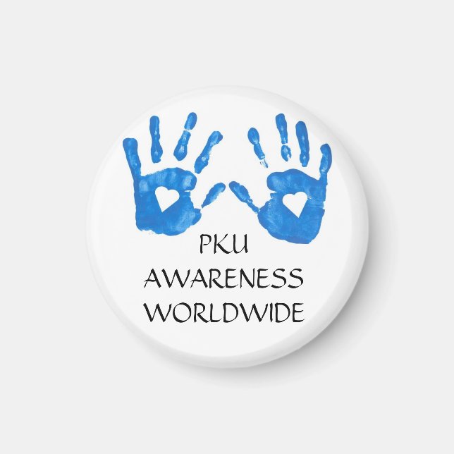 ROUND PKU AWARENESS Magnet (Front)
