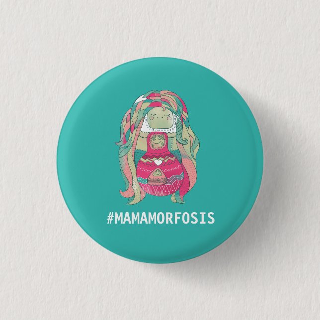 Round plate 3cm #mamamorfosis 3 cm round badge (Front)