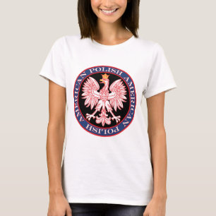 Round Polish American Eagle T-Shirt
