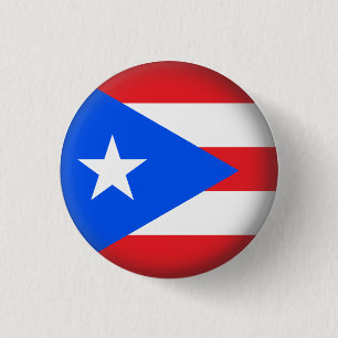 Round Puerto Rico 3 Cm Round Badge