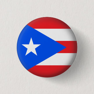 Round Puerto Rico 3 Cm Round Badge