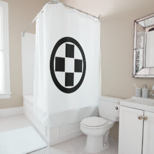 Round quarry shower curtain