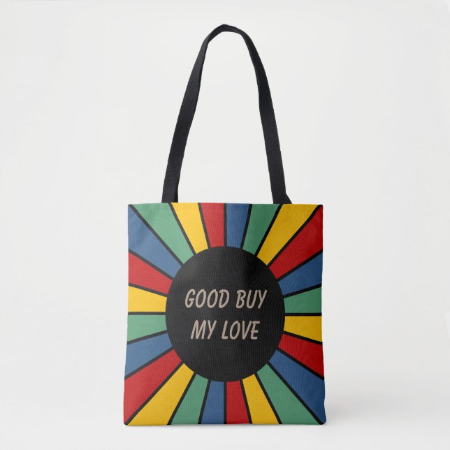 Round Rays Frame 01 + your backgr. & ideas Tote Bag (Front)