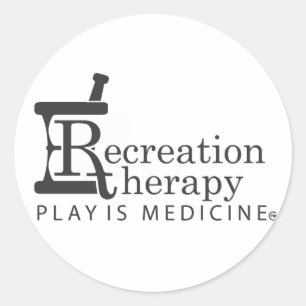 Round Recreation Therapy Sticker