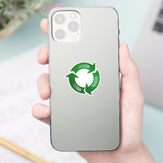 Round Recycling Symbol (Phone)