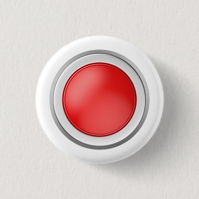 Round red emergency button (Front)