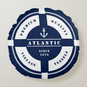 Round Ring Buoy Pillow with Label - Customisable