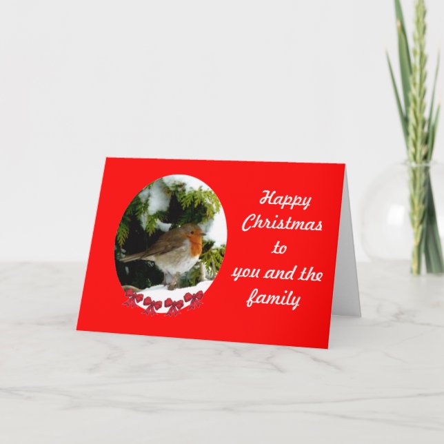 Round Robin Christmas card - customise (Front)