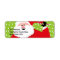 Round Santa Address Label