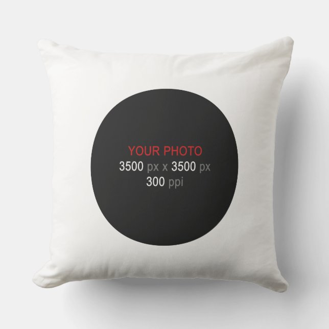 Round Shape Personal Creations 20 Inch Cushion (Front)