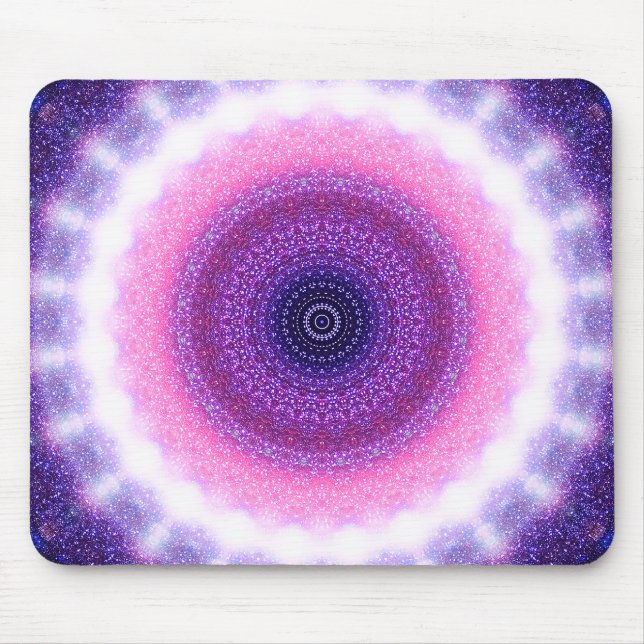 Round Stargate Mandala Mouse Pad (Front)