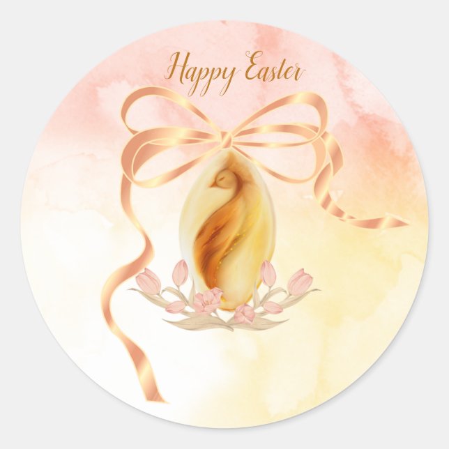 Round sticker (Front)