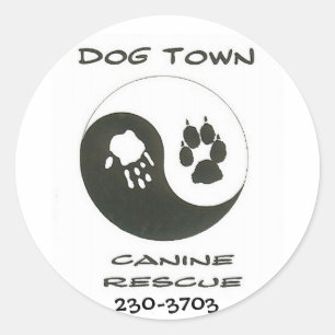 Round sticker