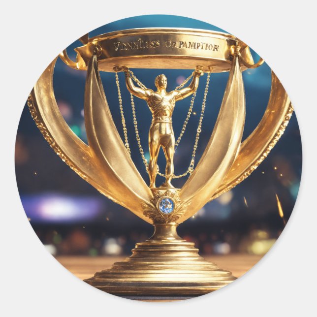 Round sticker (Front)